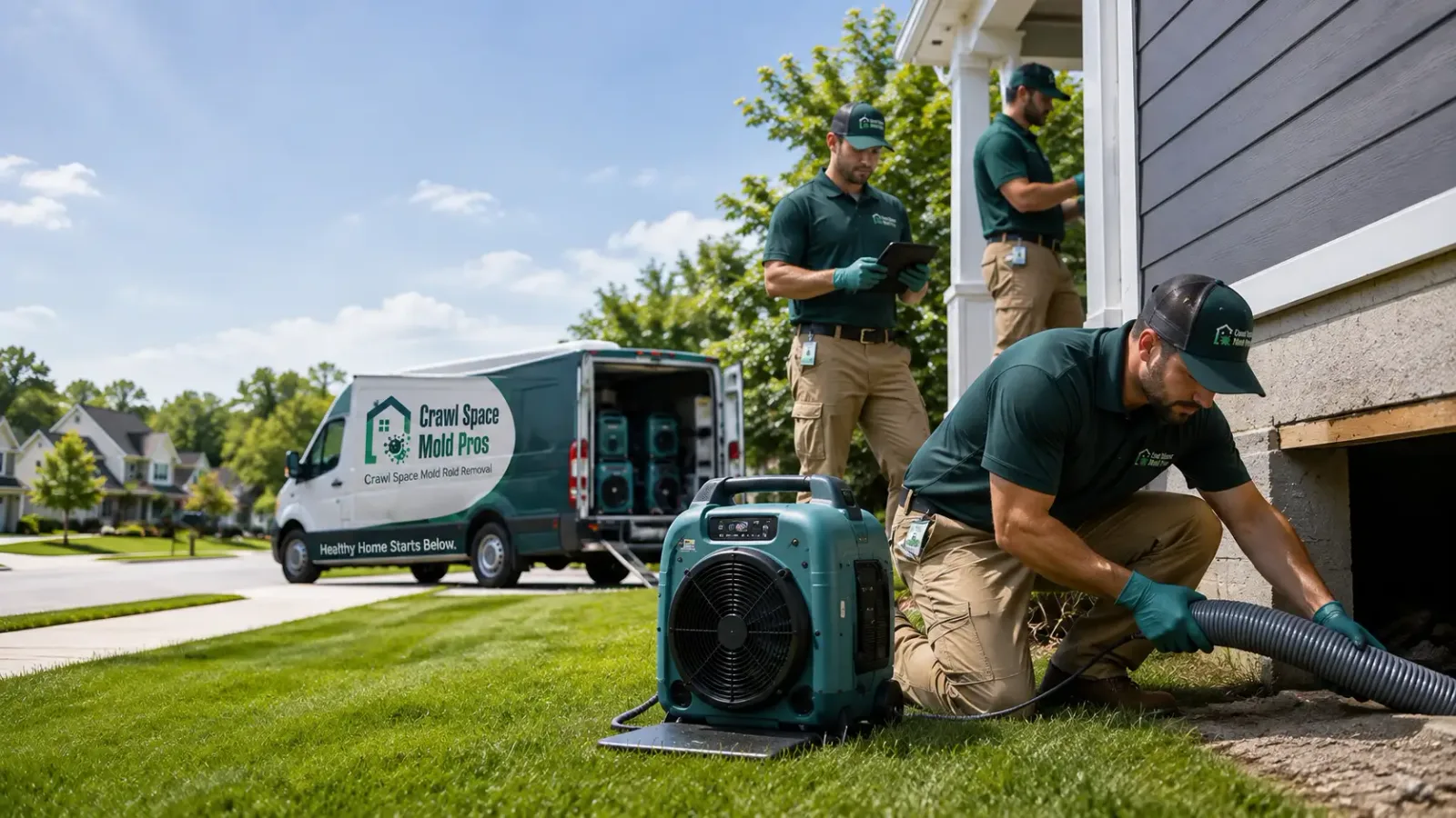 Crawl Space Mold Removal in Grassy Butte, ND